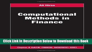 [Best] Computational Methods in Finance (Chapman and Hall/CRC Financial Mathematics Series) Online