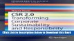 [Best] CSR 2.0: Transforming Corporate Sustainability and Responsibility (SpringerBriefs in