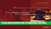 Collection Book Business Planning: Closely Held Enterprises, 3d (American Casebook) (American