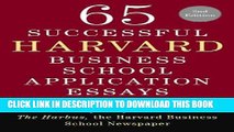 Collection Book 65 Successful Harvard Business School Application Essays, Second Edition: With