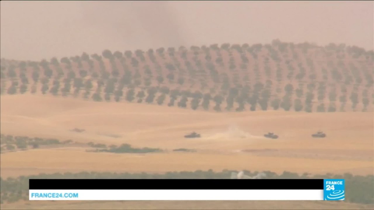 Syria: Turkey-backed say they seize Jarablus from Islamic state group, 10 more Turkish tanks sent