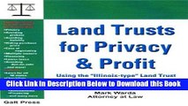 [Best] Land Trusts for Privacy   Profit: Using the 