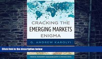 Big Deals  Cracking the Emerging Markets Enigma (Financial Management Association Survey and