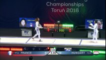 CE Torun 2016 - FD 3e place équipes France vs Hongrie