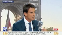 Manuel Valls à BFMTV : 