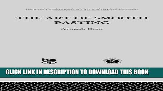 [PDF] The Art of Smooth Pasting (Harwood Fundamentals of Pure and Applied Economics) Full Colection