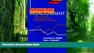 Big Deals  Exchange Rate Misalignment: Concepts and Measurement for Developing Countries (World