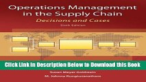 [Reads] Operations Management in the Supply Chain: Decisions and Cases (McGraw-Hill/Irwin Series,