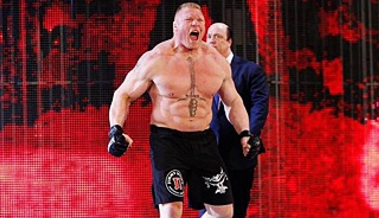 Brock Lesnar vs Antonio Cesaro - I Quit Match - WWE Royal Rumble 2016