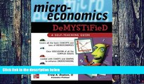 Big Deals  Microeconomics Demystified: A Self-Teaching Guide  Best Seller Books Best Seller