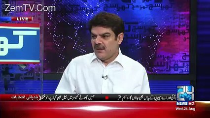 Mubashir Luqman Badly Blasted On Altaf Hussain and Waseem Akhtar Over Karachi Issue
