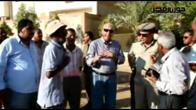 -محافظ أسوان يقوم بجولة مفاجئة لمتابعة أعمال تطوير ميدان النفق