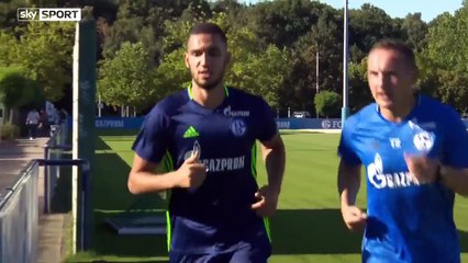 أول حصة تدريبية لبن طالب مع ناديه الجديد شالكة