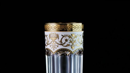 Miracle Crystal – Provenza Water Glasses in Golden White Décor