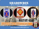 Custom Military Stickers and Decals the Right Way