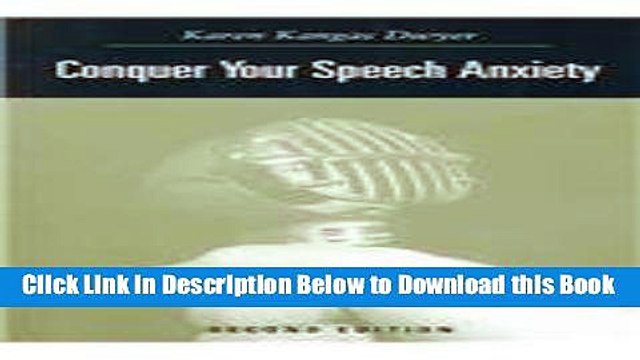 [Reads] Conquer Your Speech Anxiety: Learn How to Overcome Your Nervousness About Public Speaking