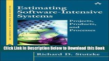 [Download] Estimating Software-Intensive Systems: Projects, Products, and Processes Free Ebook