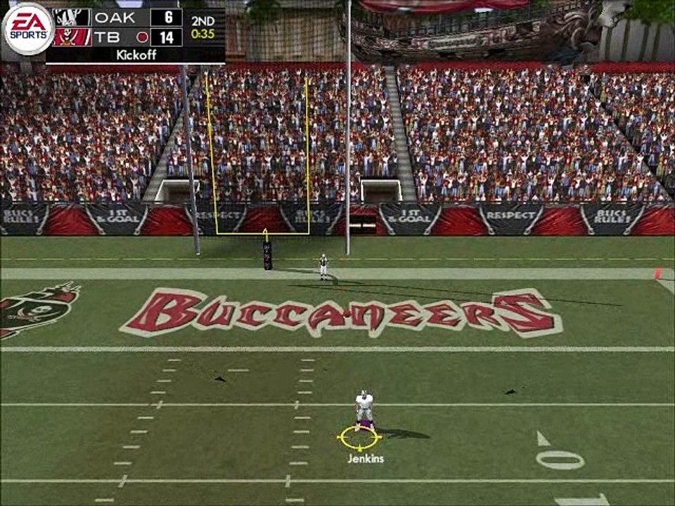 RTD Jenkins vs Tampa Bay Madden NFL 04