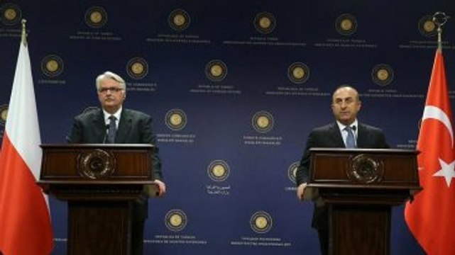 Türkiye-Romanya-Polonya Dışişleri Bakanları Ortak Basın Toplantısı Düzenledi -3