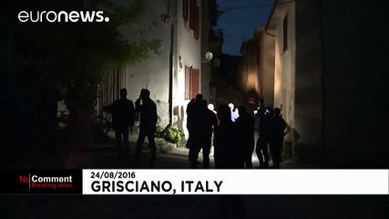 Quake brings down buildings in central Italy