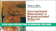 [Download] International Dimensions of Organizational Behavior Hardcover Free