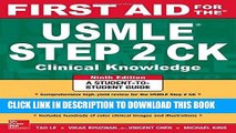 Collection Book First Aid for the USMLE Step 2 CK, Ninth Edition (First Aid USMLE)