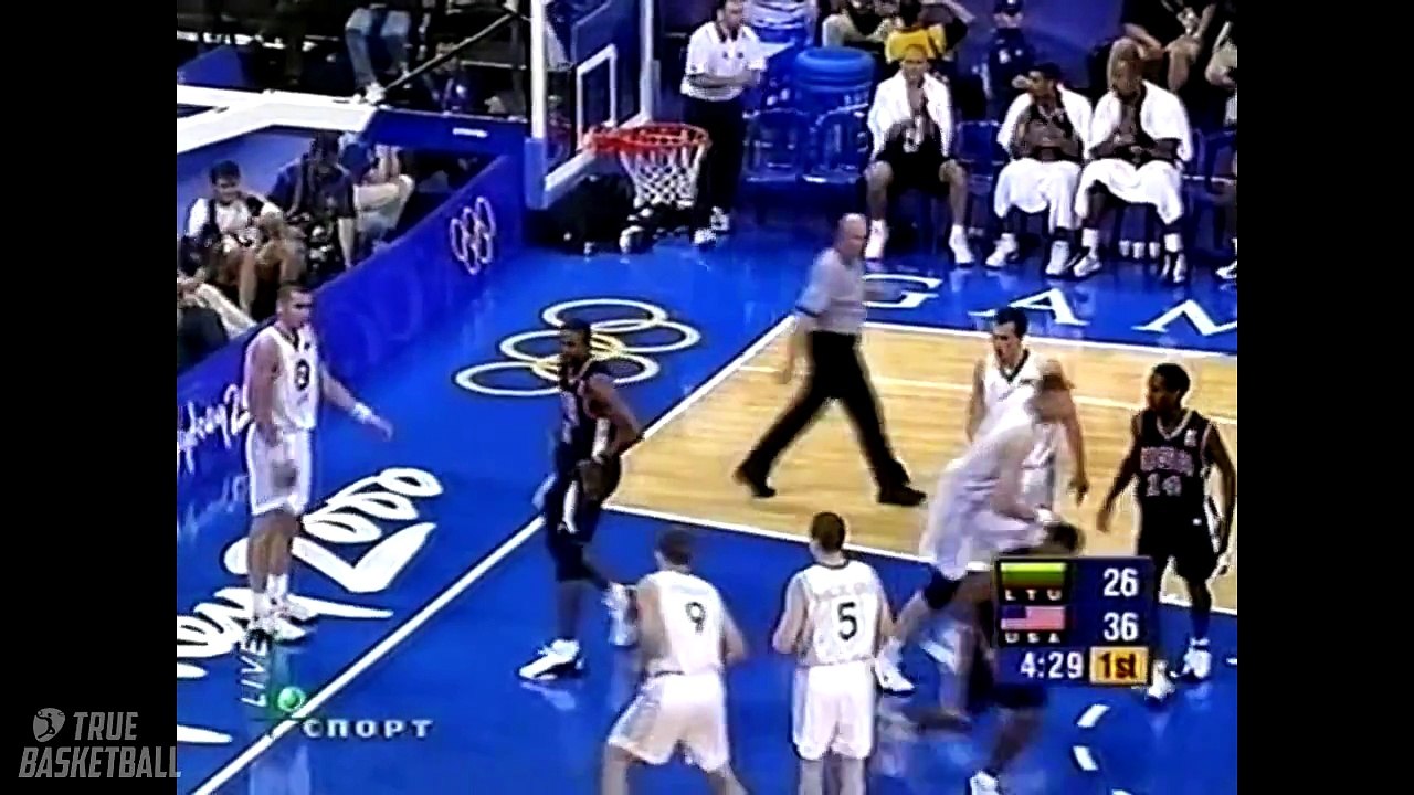 USA vs Lithuania - SEMI FINAL Basketball Men Hightlights Sydney 2000