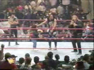 WWE RAW - Degeneration X Introuduces The Bret Hart Midget
