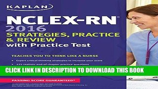 Collection Book NCLEX-RN 2016 Strategies, Practice and Review with Practice Test (Kaplan Test Prep)