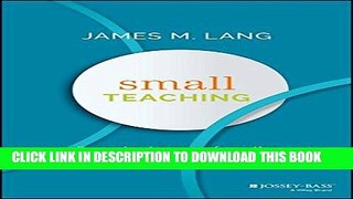 Collection Book Small Teaching: Everyday Lessons from the Science of Learning