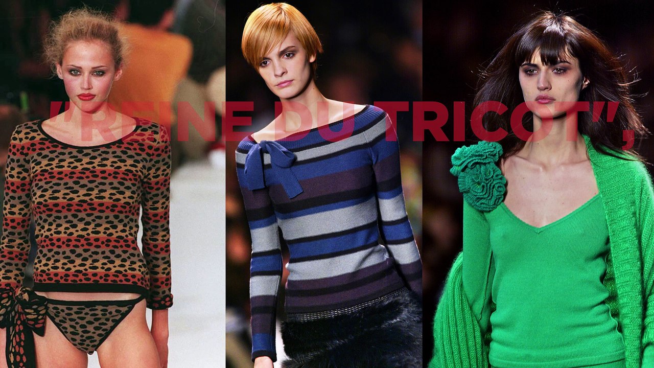 "Maille", "rayure", "démode" : la touche Sonia Rykiel en 3 mots