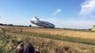 Airlander 10 crashing into the ground cardington shed airship