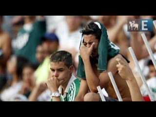 Foto resume desespero de torcedores palmeirenses