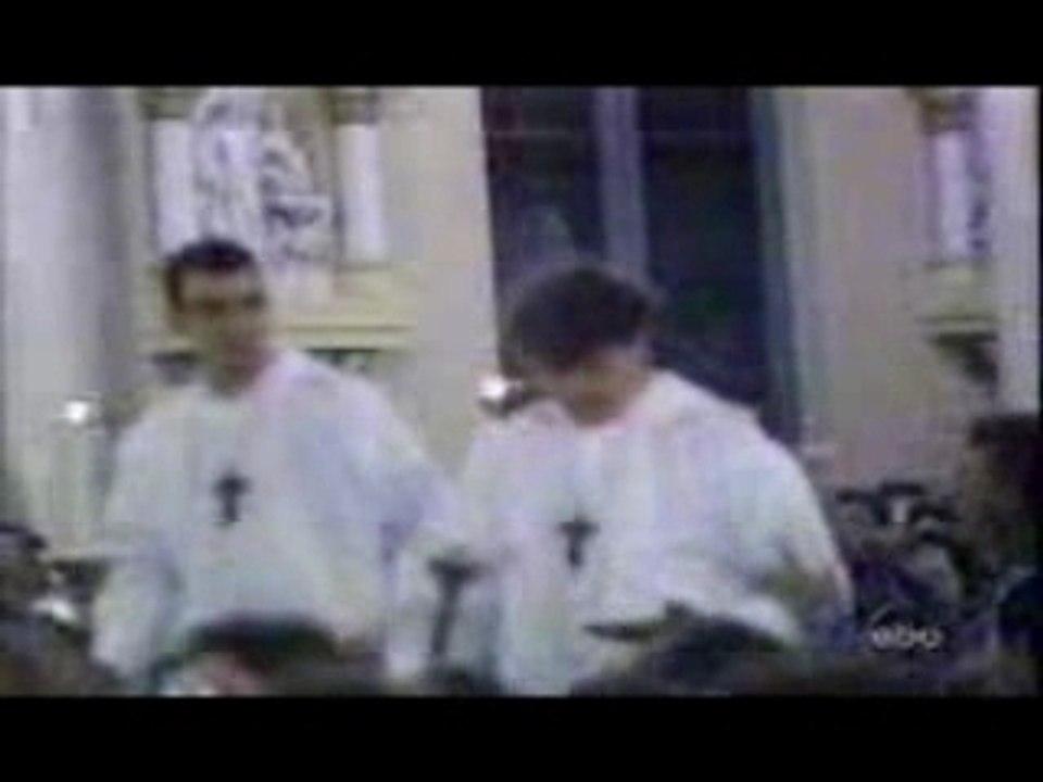feu dans l'eglise