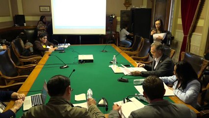 Mesa y Comisión de turismo del Congreso del Edo