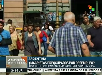 Argentina: gobierno reconoce preocupación por el desempleo