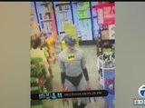 Man dressed as Batman/Captain America steals beer