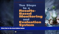 READ FREE FULL  Ten Steps to a Results-Based Monitoring and Evaluation System: A Handbook for