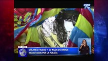 Dólares falsos y 20 kilos de droga incautados por la policía