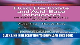 New Book Fluid, Electrolyte, and Acid-Base Imbalances: Content Review Plus Practice Questions