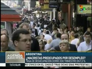 Argentina: gobierno reconoce preocupación por el desempleo