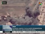 EE.UU. difunde imágenes de bombardeos contra el EI en Irak
