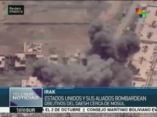 下载视频: EE.UU. difunde imágenes de bombardeos contra el EI en Irak