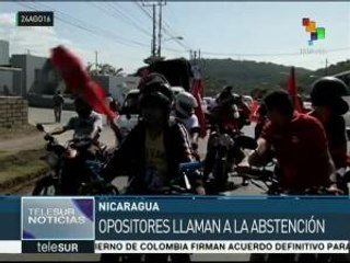 Minoría opositora nicaragüense llama a la abstención electoral