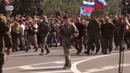 "Шествие" пленных в Донецке: воспоминания участников (24.08.2016)