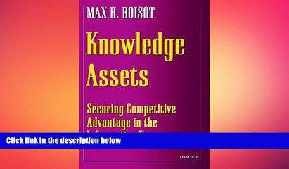 FREE PDF  Knowledge Assets: Securing Competitive Advantage in the Information Economy  DOWNLOAD