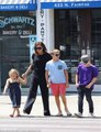 Victoria Beckham holds adorable daughter Harper s hand takes children lunch LA
