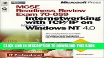 New Book MCSE Readiness Review Exam 70-059: Internetworking with TCP/IP on Windows NT 4.0