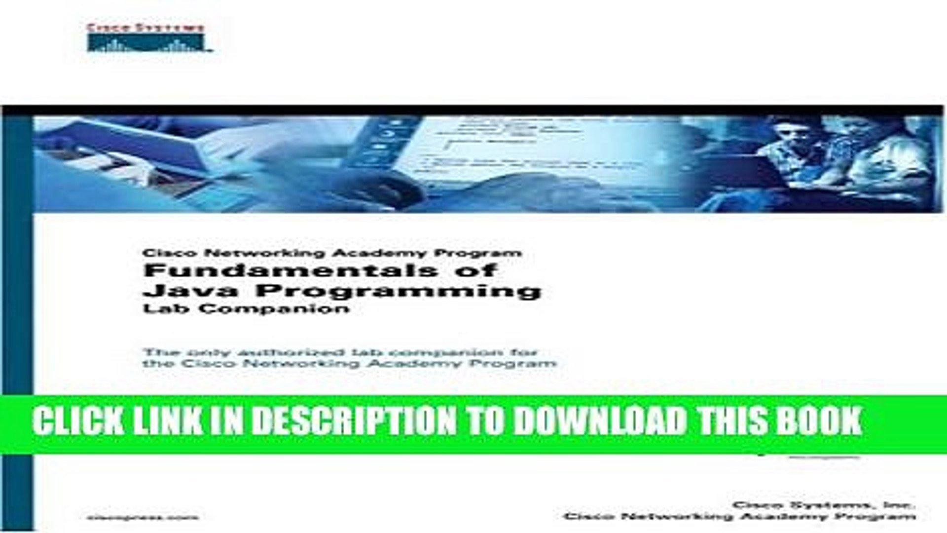Collection Book Fundamentals of Java Programming Lab Companion (Cisco Networking Academy Program)