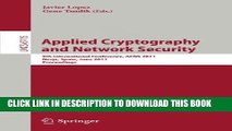 Collection Book Applied Cryptography and Network Security: 9th International Conference, ACNS
